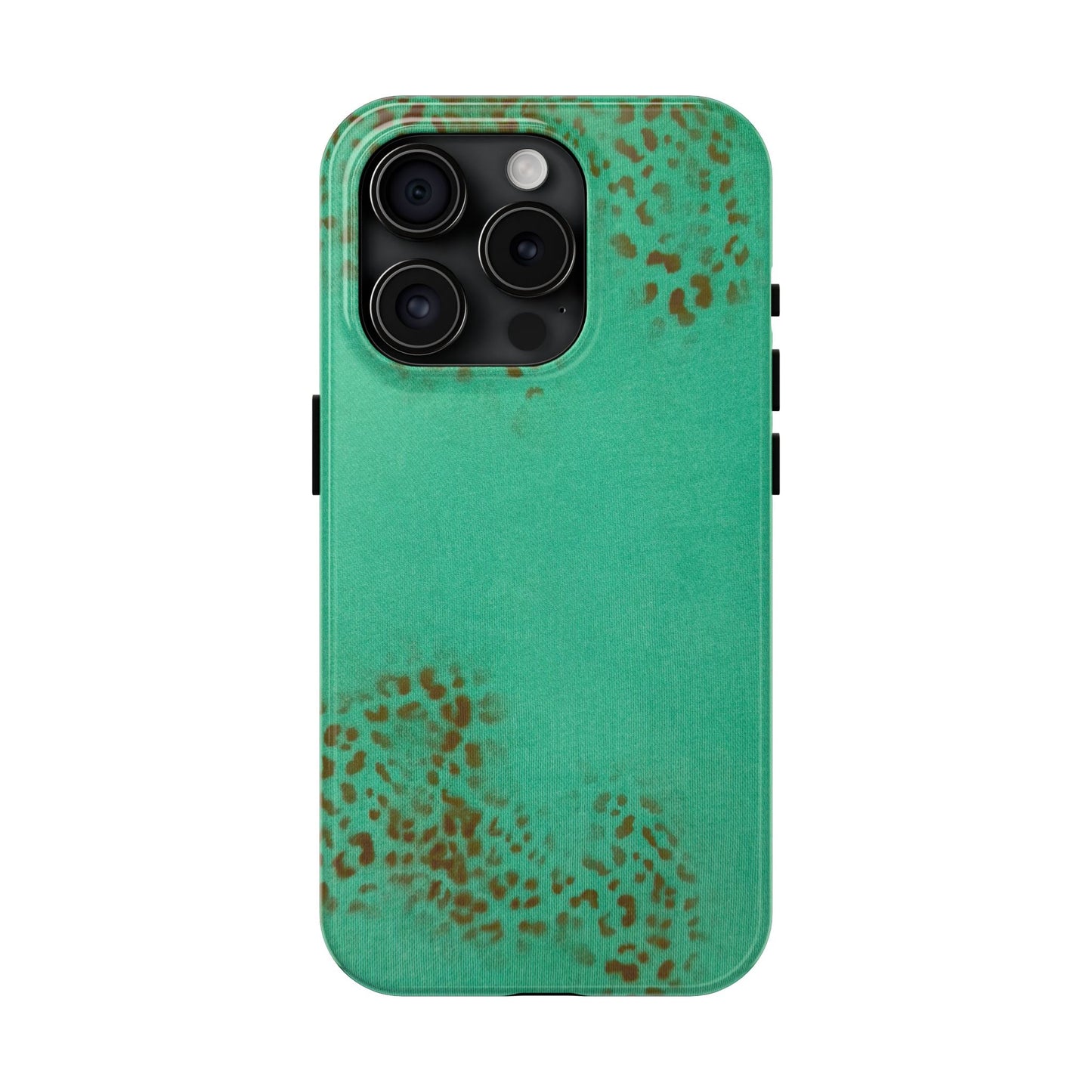 "teal cheetah" airbrush iPhone case