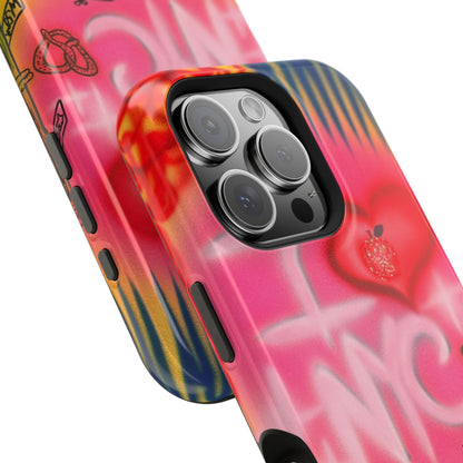 MagSafe „In der Stadt“ Airbrush iPhone-Hülle