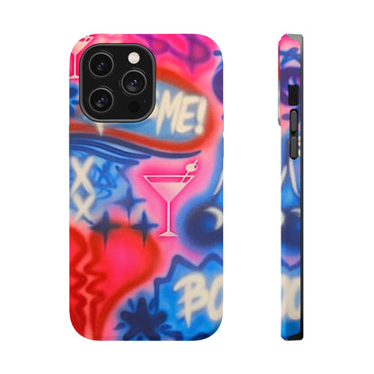 MagSafe "kiss me pt. 2" Airbrush iPhone Hülle