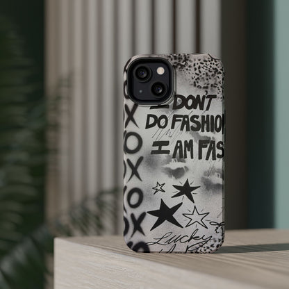 MagSafe "i am fashion" airbrush iPhone case