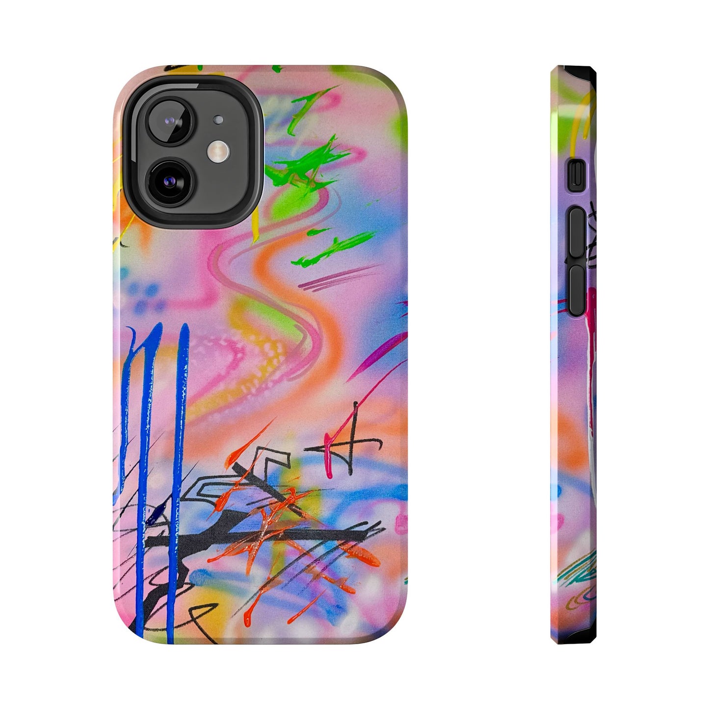 "neon haze" airbrush iPhone case