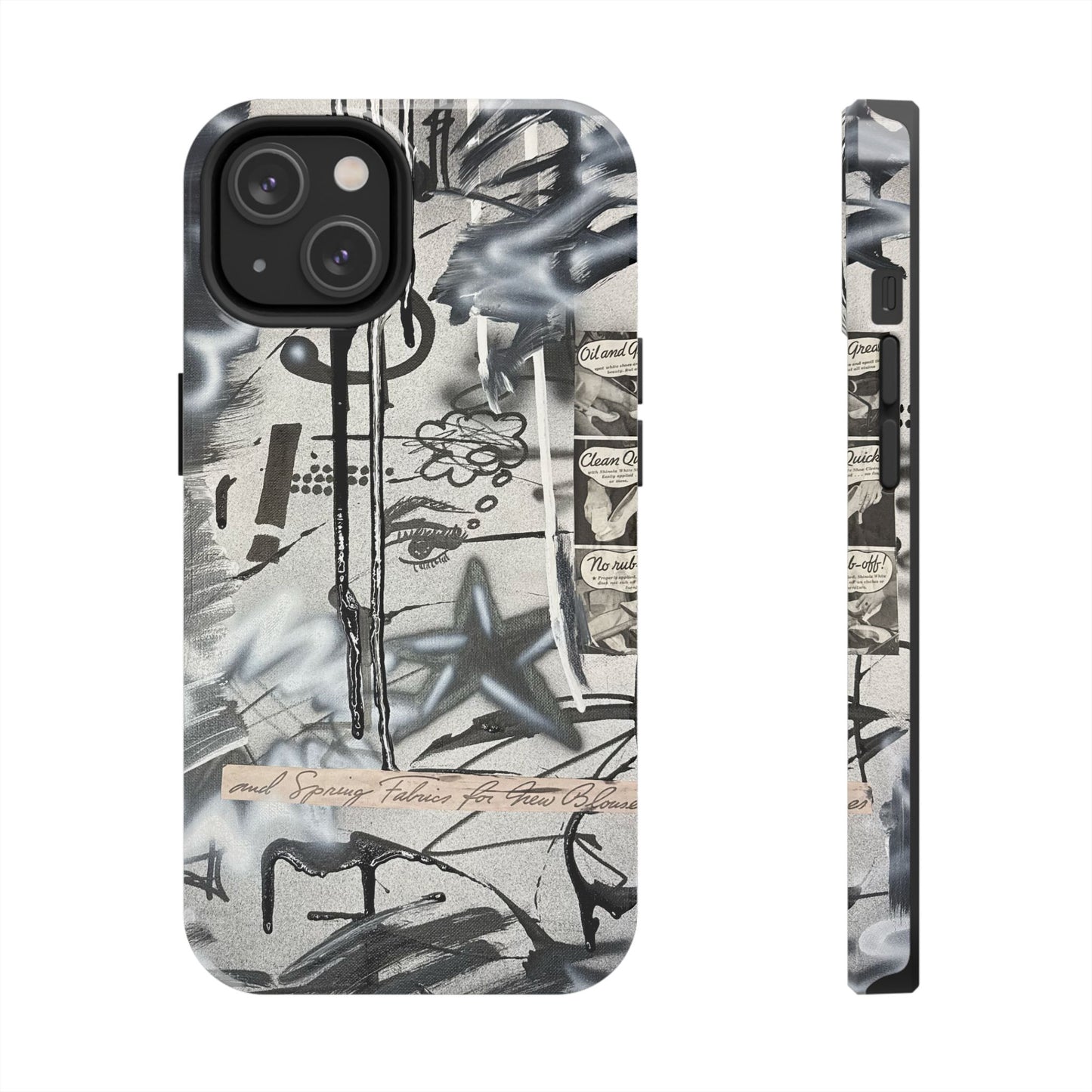 "monochrome mood" airbrush iPhone case