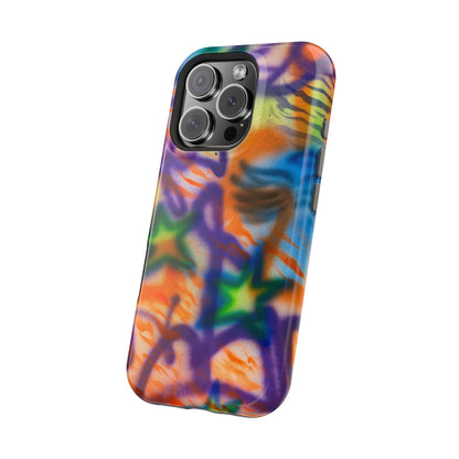 MagSafe "streetwear angel" airbrush iPhone case