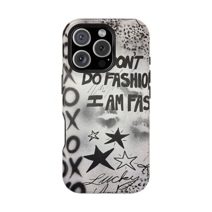 MagSafe "i am fashion" airbrush iPhone case