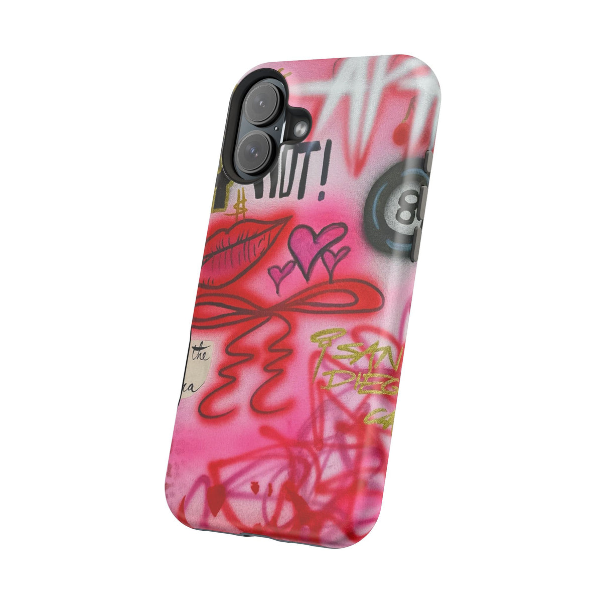 MagSafe "IT girl" airbrush iPhone case