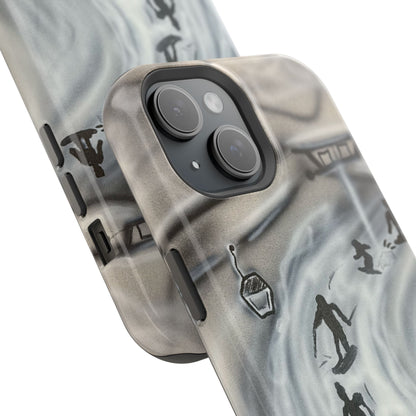 MagSafe "arctic avalanche" airbrush iPhone case