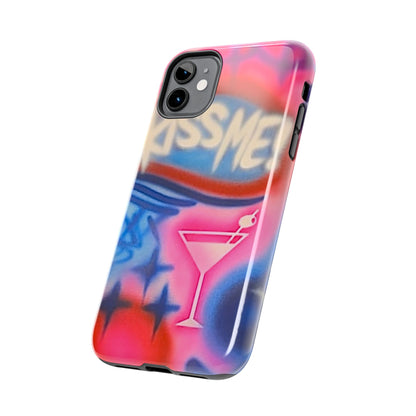 "kiss me pt. 2" airbrush iPhone case