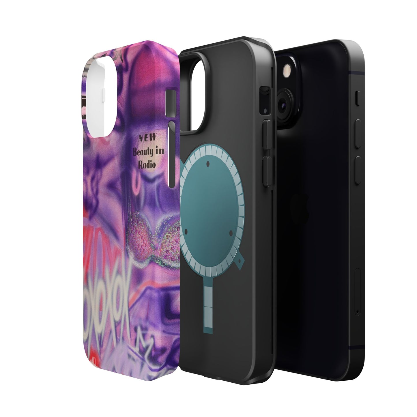 MagSafe "mic check" airbrush iPhone case