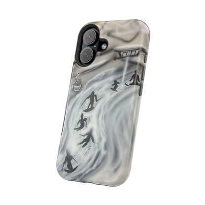 MagSafe "arctic avalanche" airbrush iPhone case
