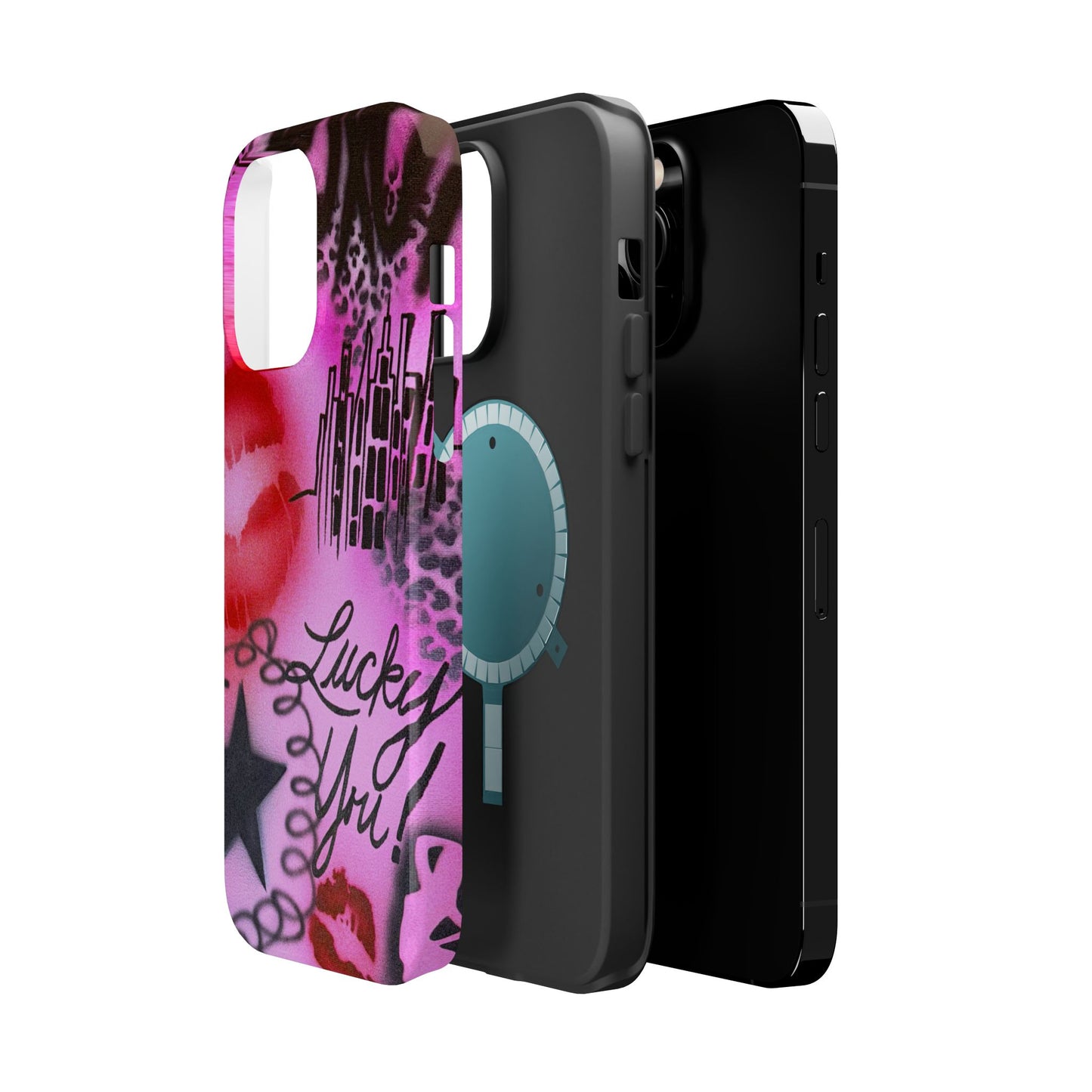 MagSafe "ulterior motive" airbrush iPhone case