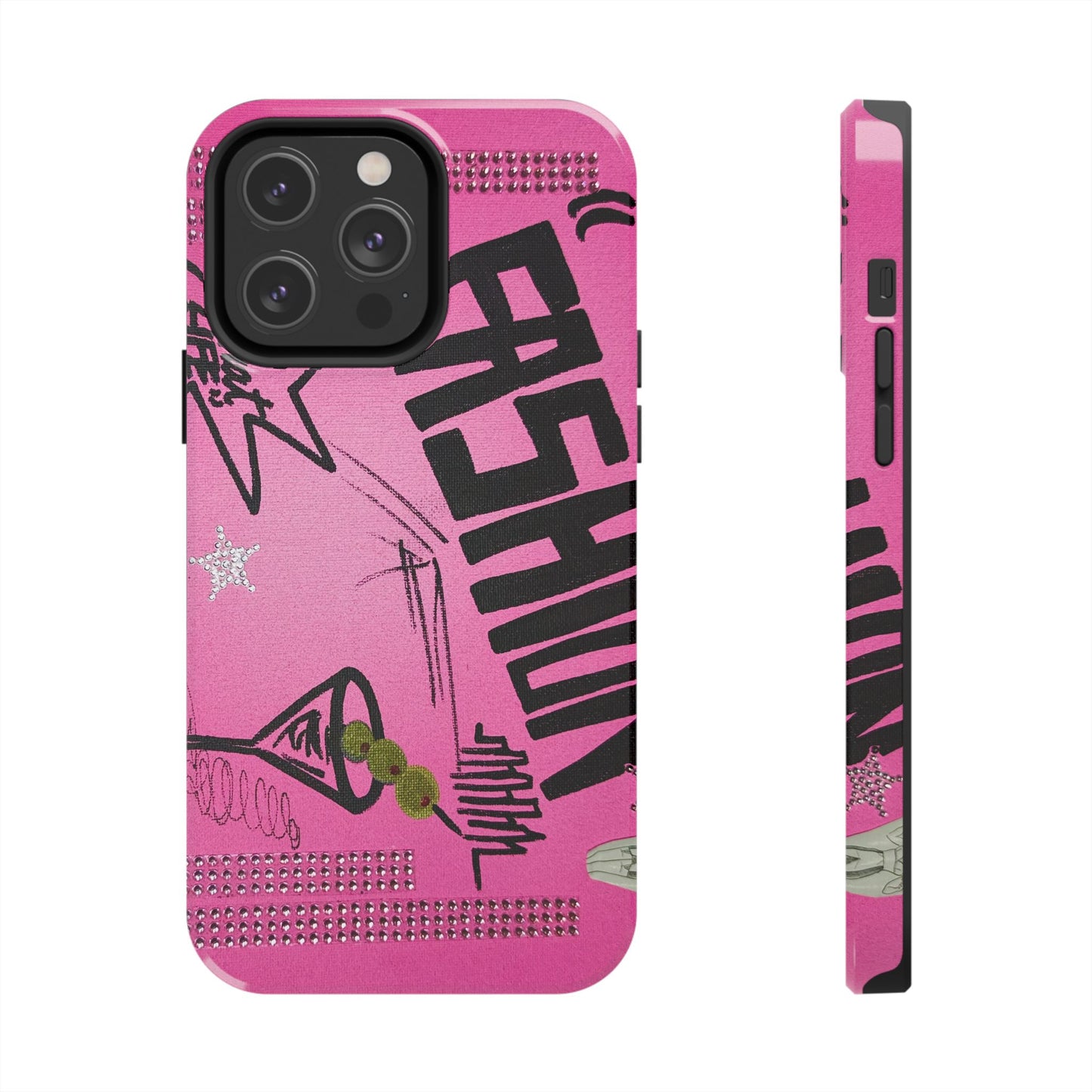 "high fashion pt. 2" airbrush iPhone case
