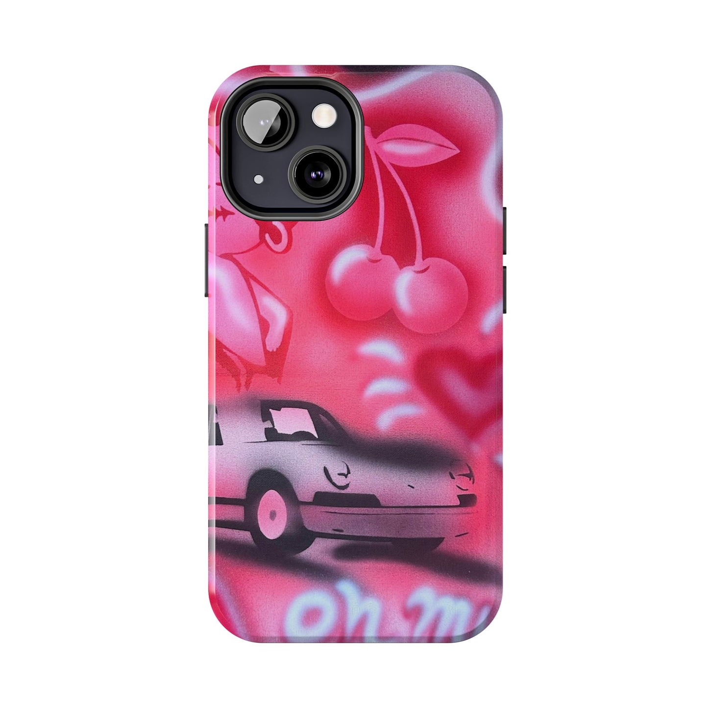 "on her way" airbrush iPhone case