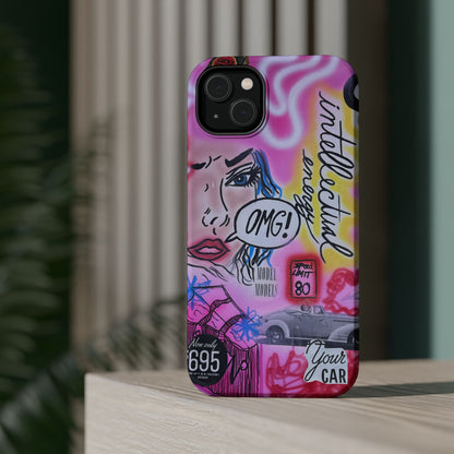 MagSafe "intellektuelle Energie" Airbrush iPhone Hülle