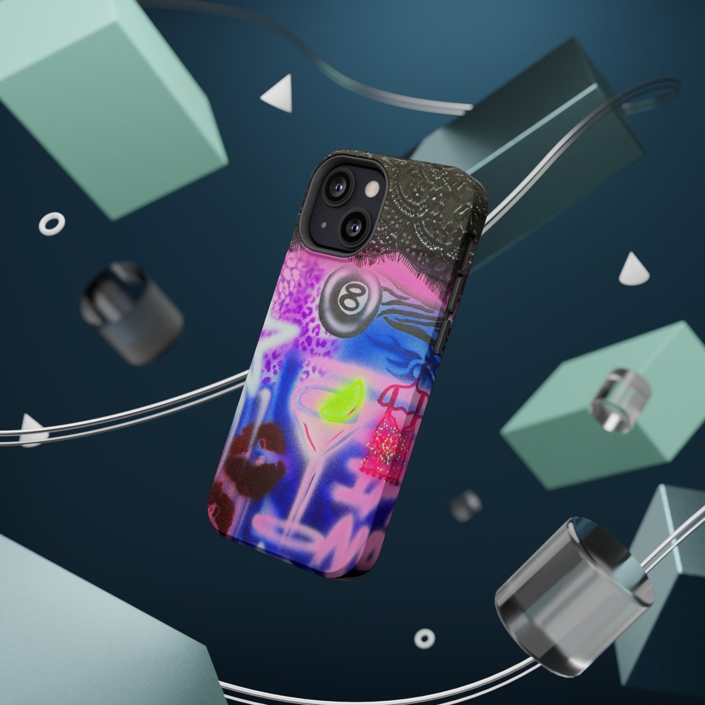 MagSafe "dream life" airbrush iPhone case