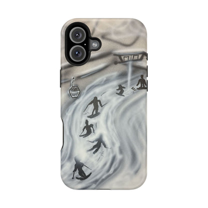 MagSafe "arctic avalanche" airbrush iPhone case