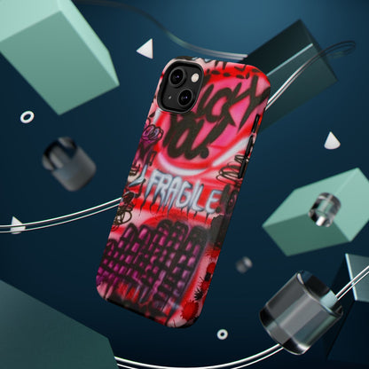 MagSafe "lucky you!" airbrush iPhone case