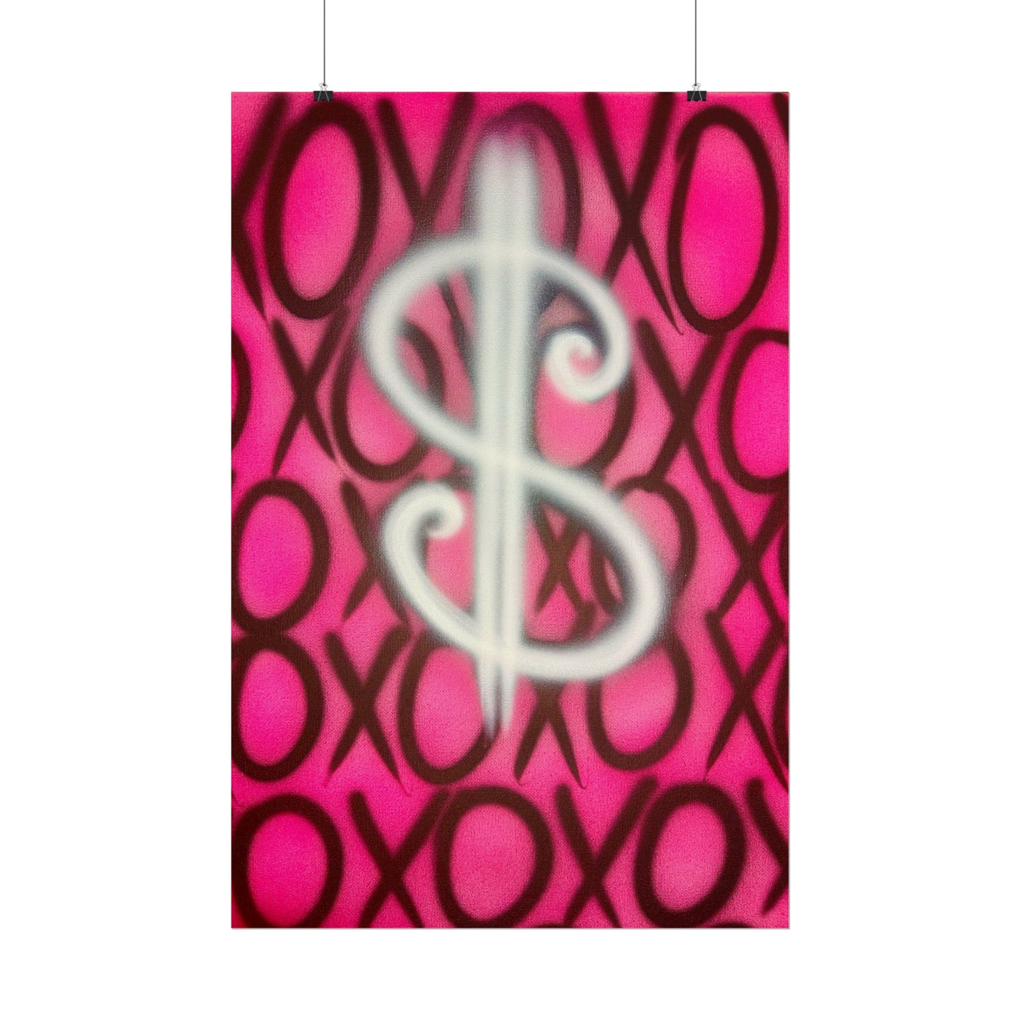 "money dream$" airbrush rolled print