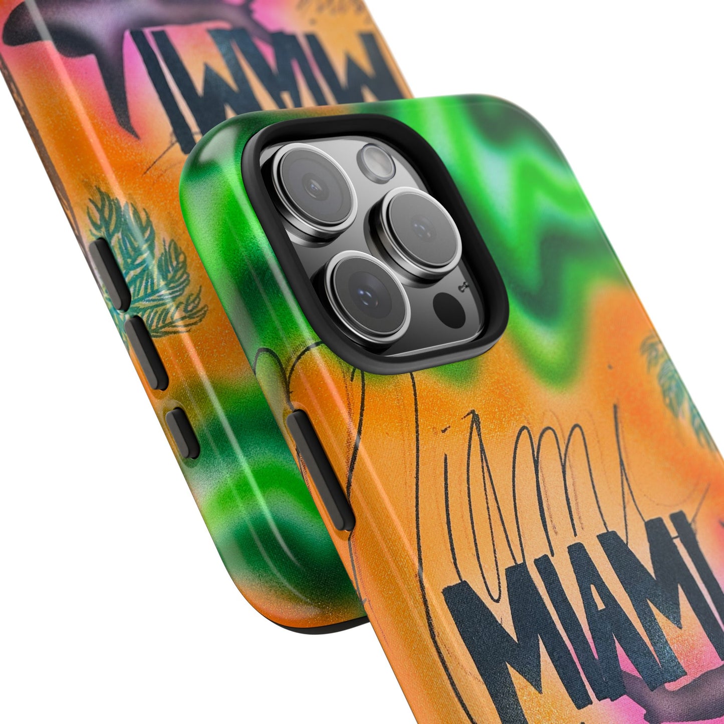 "miami, fl" airbrush iPhone case