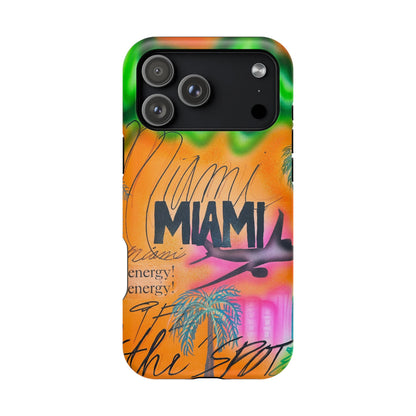 MagSafe "miami, fl" Airbrush iPhone Hülle