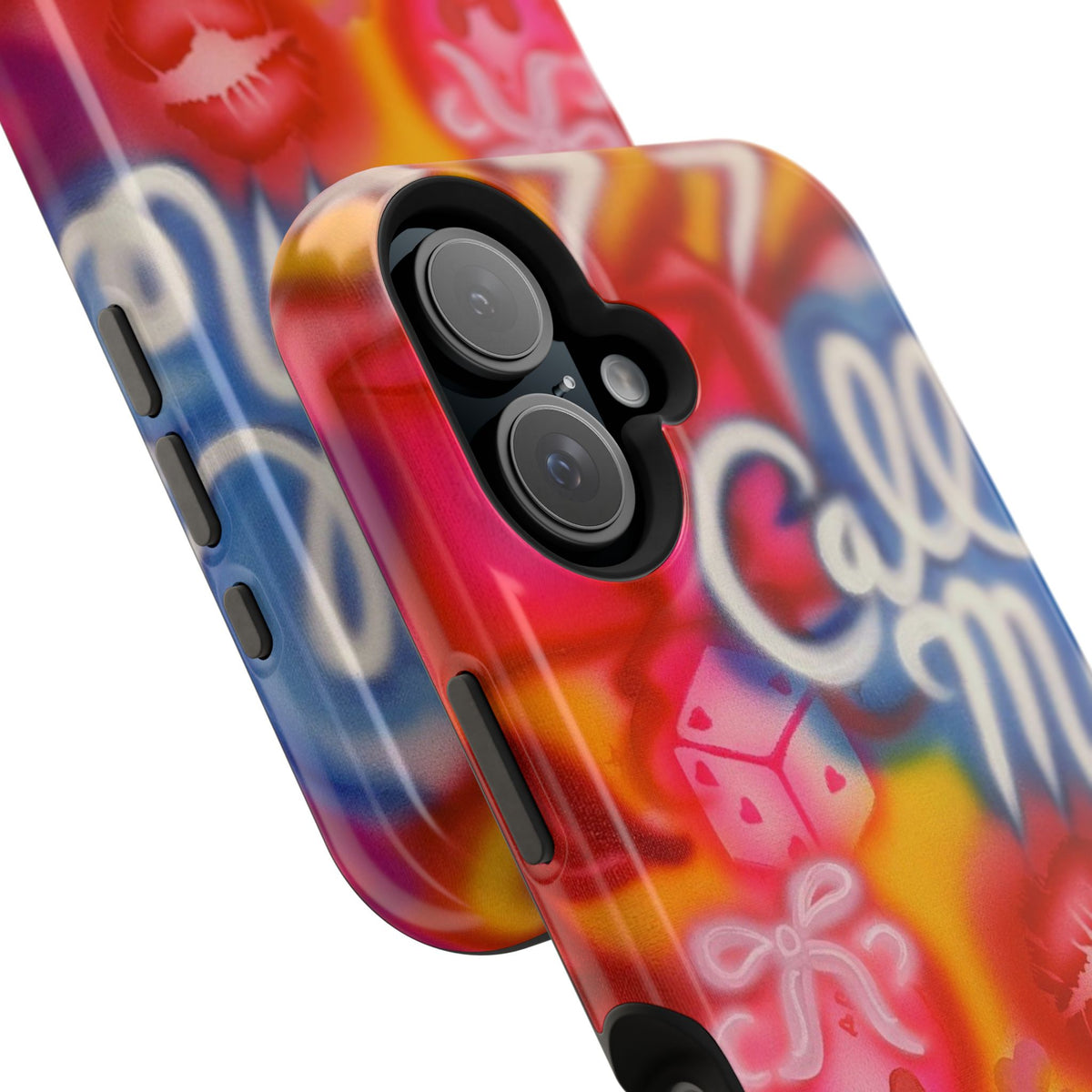 MagSafe "CALL ME!" airbrush iPhone case