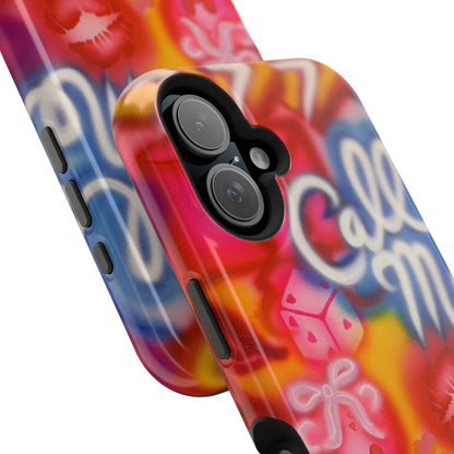 MagSafe "CALL ME!" airbrush iPhone case