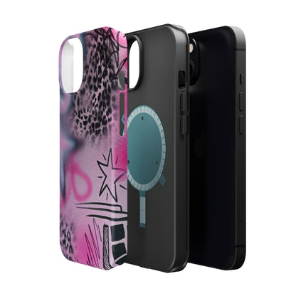 MagSafe "onyx cheetah" Airbrush iPhone Hülle