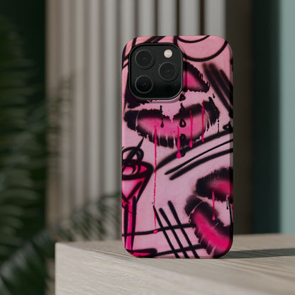 MagSafe „Glossy Pout“ Airbrush iPhone-Hülle