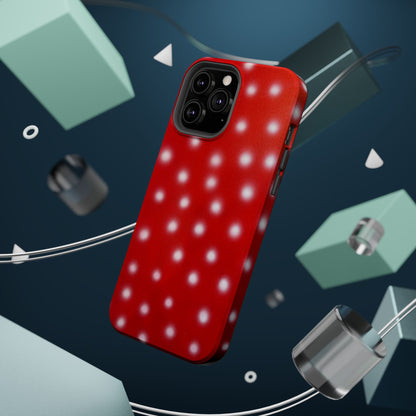 MagSafe "cherry crush polka dot" airbrush iPhone case