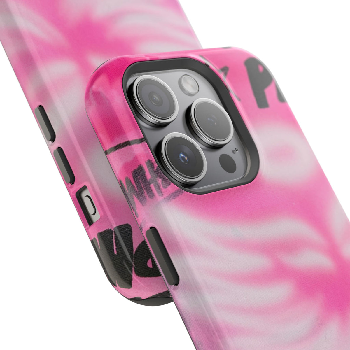 MagSafe "pinke Engelsflügel" Airbrush iPhone Hülle