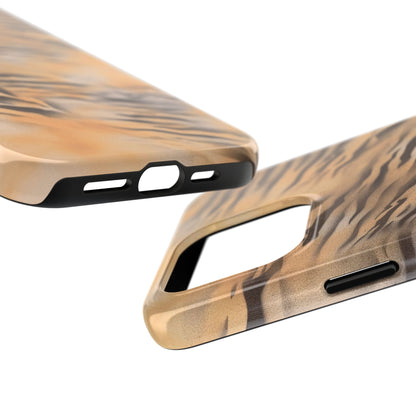 neutral tiger airbrush iPhone case