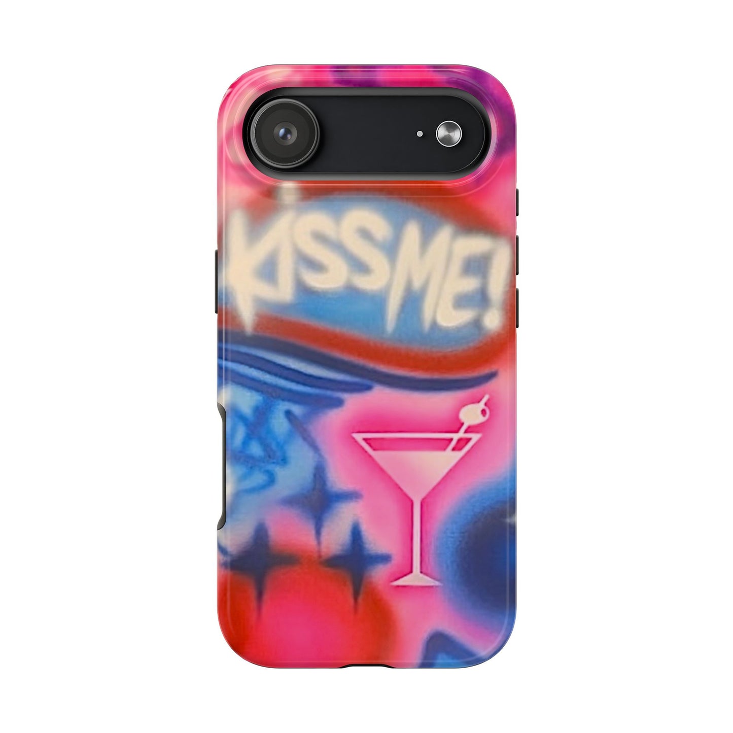 "kiss me pt. 2" airbrush iPhone case