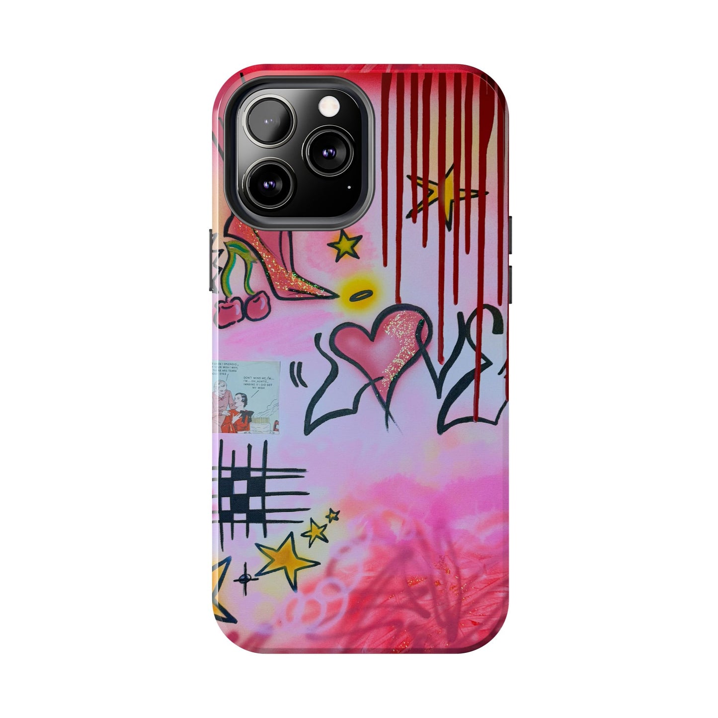 "cherry luvr" airbrush iPhone case