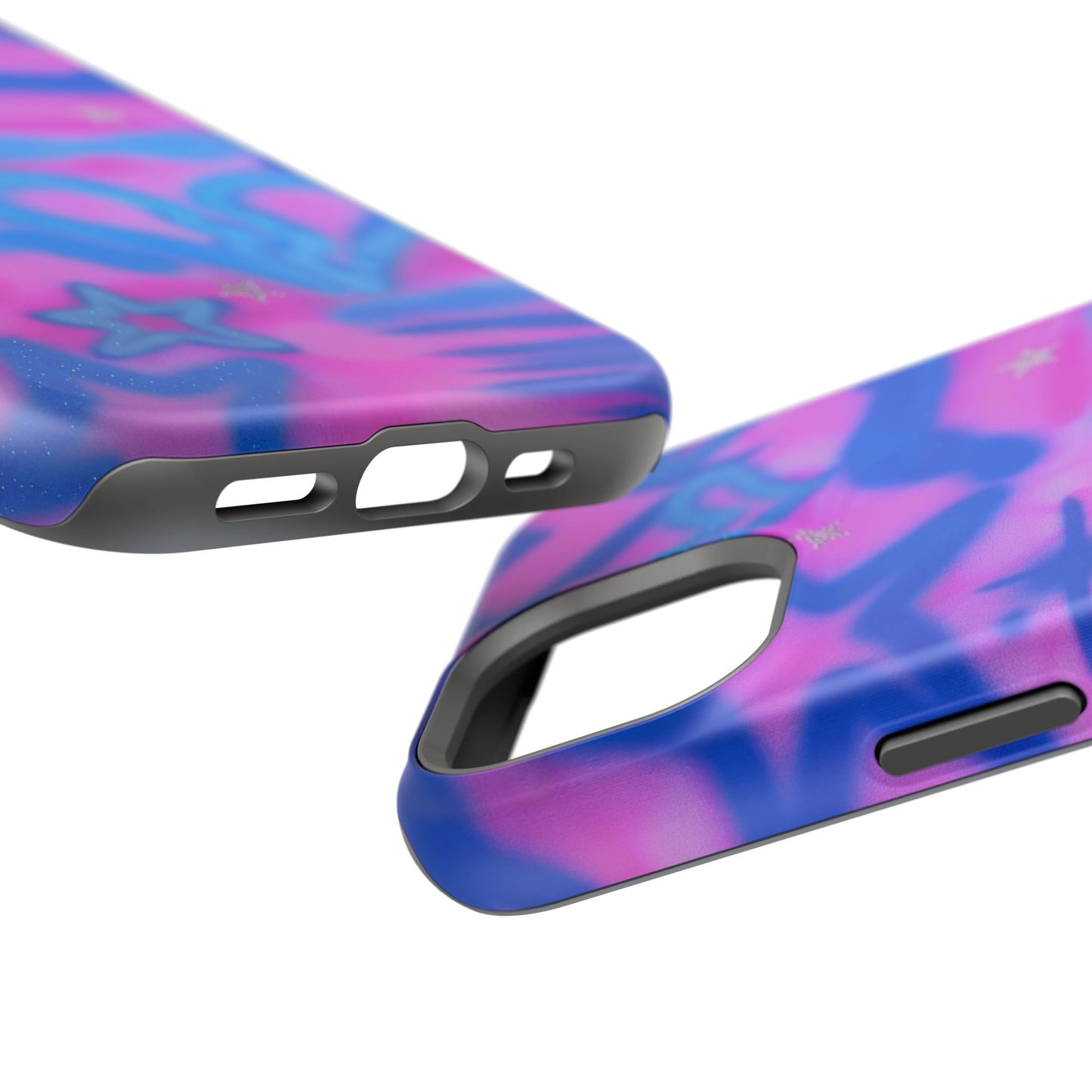 MagSafe "blue camo" airbrush iPhone case