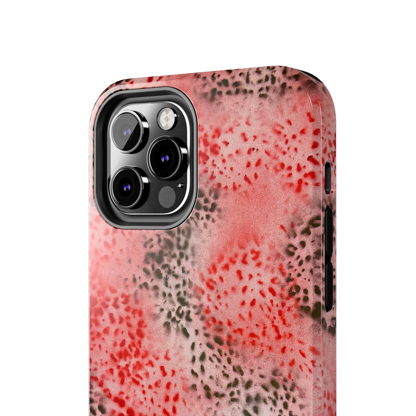"red cheetah" airbrush iPhone case