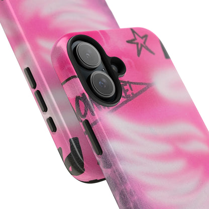 "pink angel wings" airbrush iPhone case