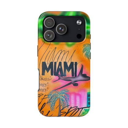 "miami, fl" airbrush iPhone case