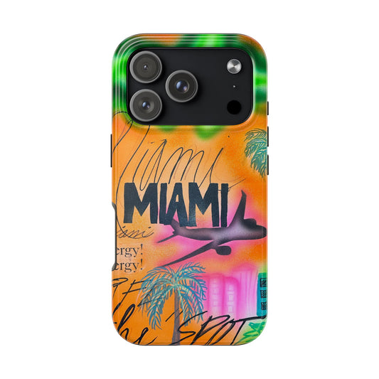 "miami, fl" airbrush iPhone case
