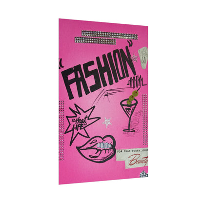 "high fashion" airbrush rolled print