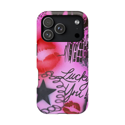 MagSafe "ulterior motive" airbrush iPhone case
