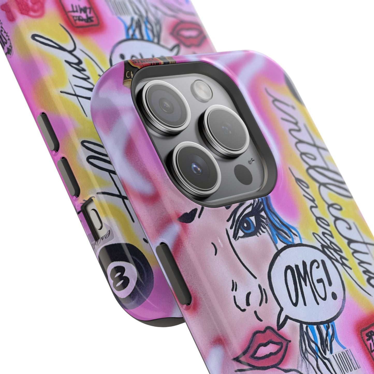 MagSafe "intellektuelle Energie" Airbrush iPhone Hülle