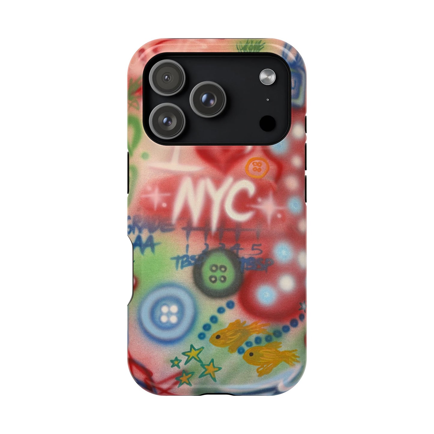 MagSafe "i <3 NYC" airbrush iPhone case