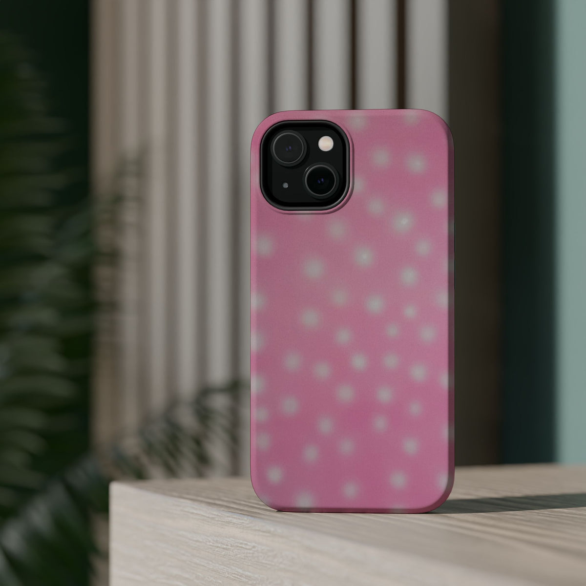 MagSafe "Erdbeerstrudel-Polkadots" Airbrush iPhone Hülle