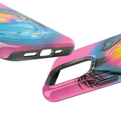 MagSafe "Delfinliebe" Airbrush iPhone-Hülle