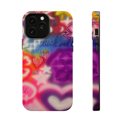 MagSafe „luck & luv pt. 2“ Airbrush iPhone Hülle