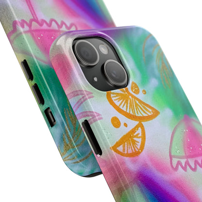 "on the beach" airbrush iPhone case
