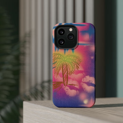 MagSafe "glowy night" airbrush iPhone case