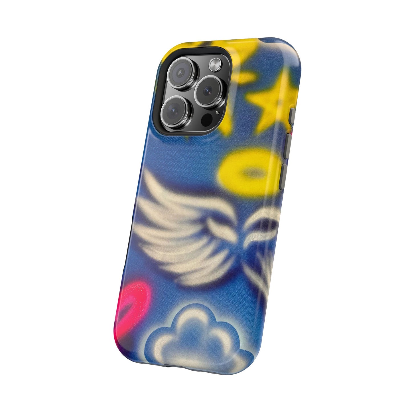 MagSafe "celestial halo" airbrush iPhone case