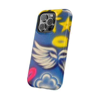 MagSafe "celestial halo" airbrush iPhone case
