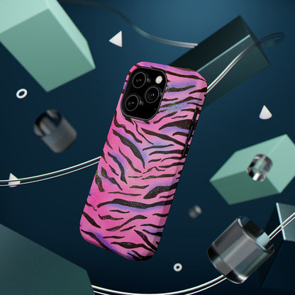 MagSafe "glitter zebra" airbrush iPhone case