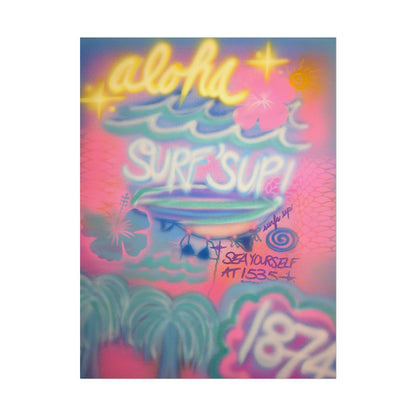 custom gphi airbrush rolled print